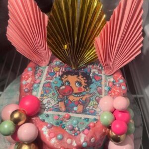 Double Stacked Heart Shaped Cake